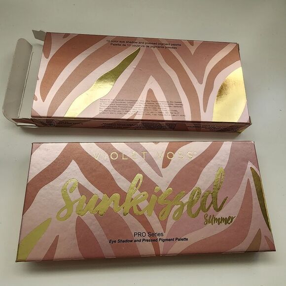 Violet Voss SunKissed Summer Pigment Palette EYESHADOW SHIMMER GLITTER GLAM NWT - Picture 4 of 7